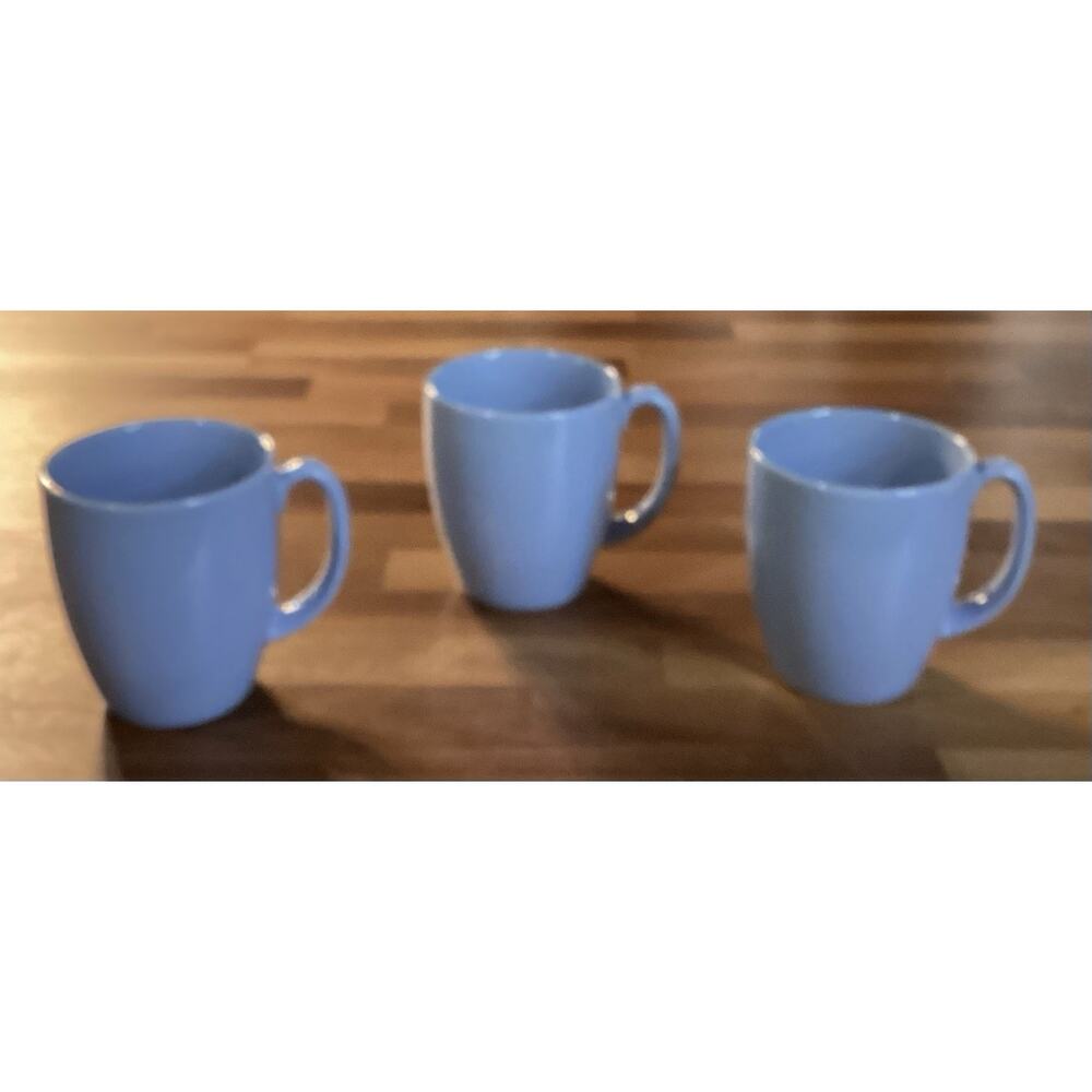 Corelle Coordinates Coffee Cups ~ Set Of 3 ~ Blue